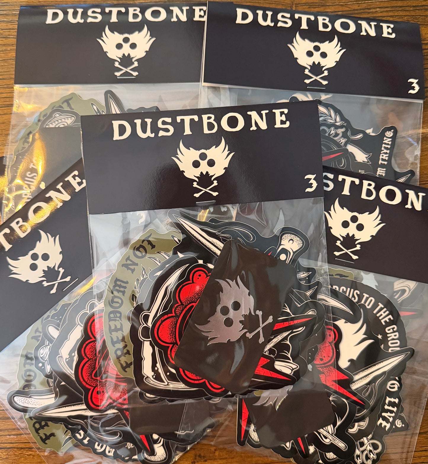 DUSTBONE STICKER PACK 3